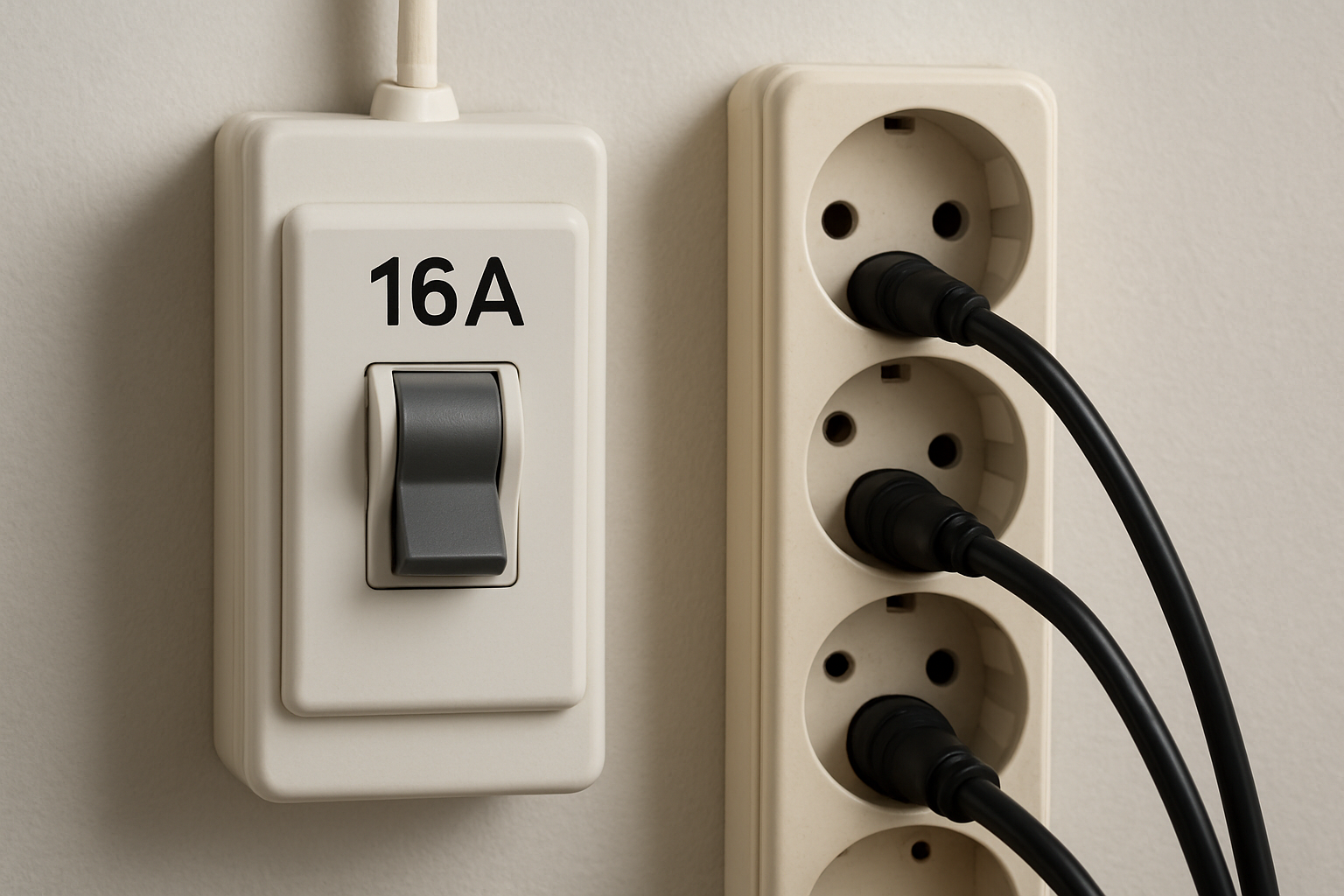 Disjoncteur 16A : combien de prises maximum en toute sécurité ?