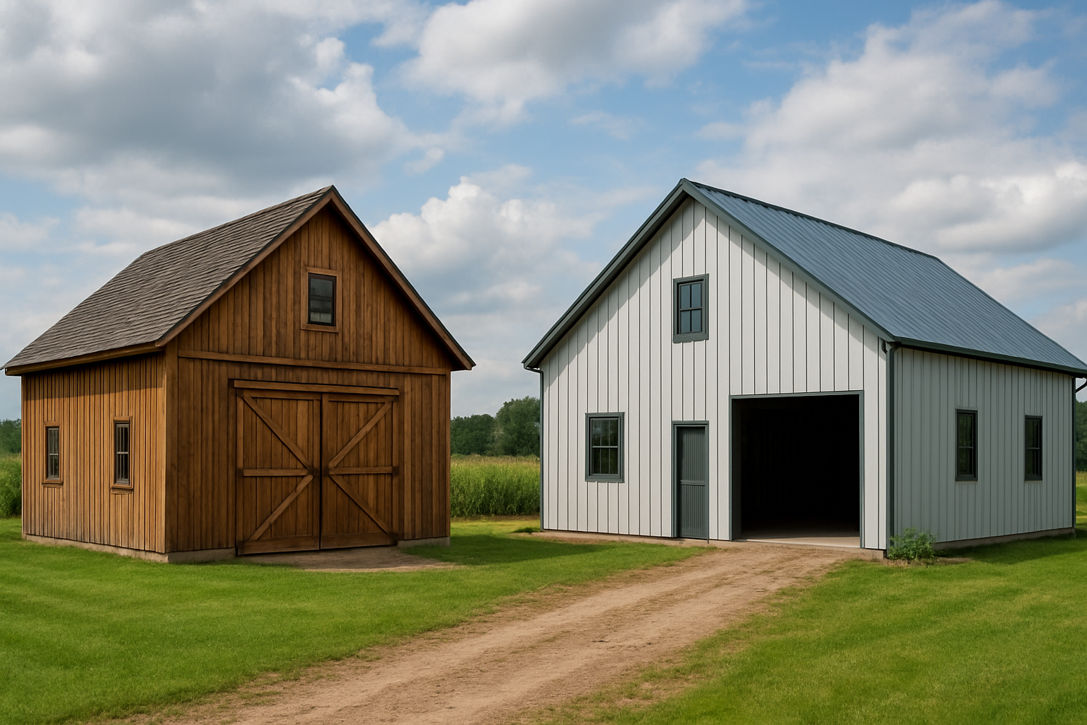 Fermette en bois ou en métal : avantages, inconvénients et choix