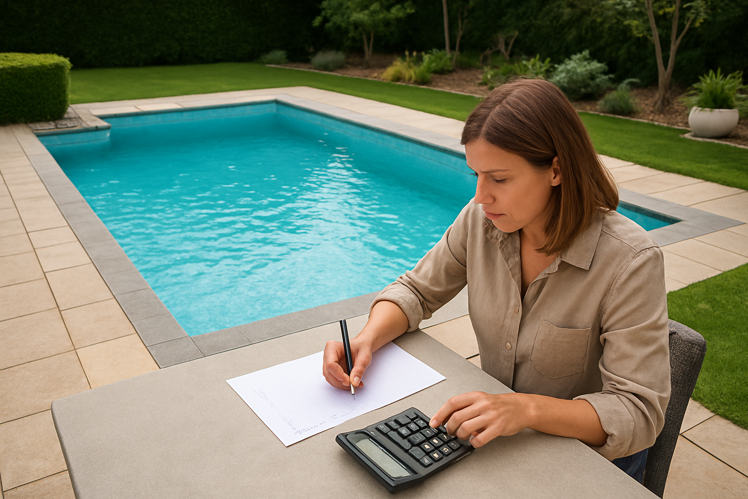 Montant taxe piscine : calcul au m2 et aménagement