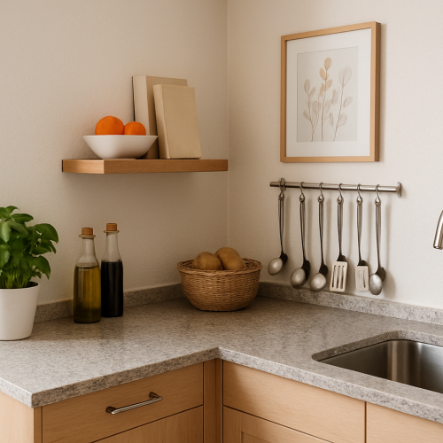 5 Solutions Astucieuses pour Aménager un Angle Cuisine Sans Meuble
