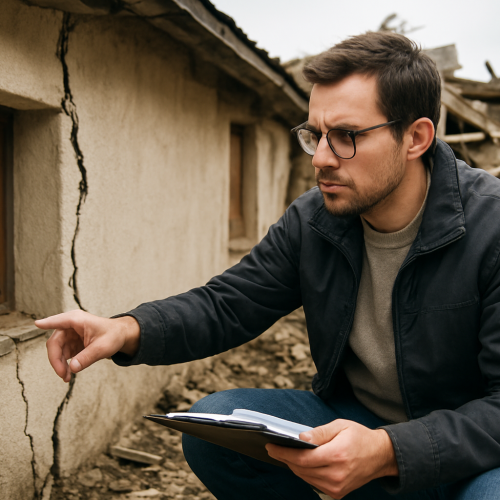 Comment déclarer des fissures après une catastrophe naturelle : la procédure