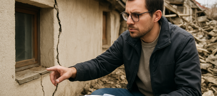 Comment déclarer des fissures après une catastrophe naturelle : la procédure