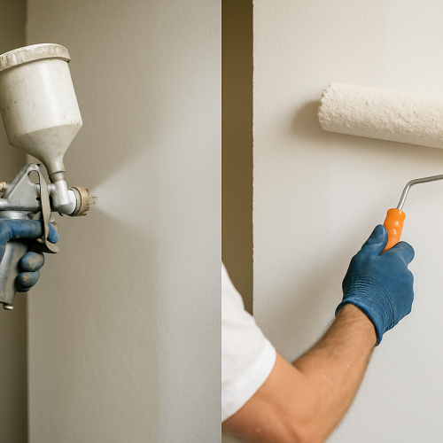 Consommation Peinture Pistolet ou Rouleau : Quel Outil Économise le Plus ?