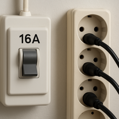 Disjoncteur 16A : combien de prises maximum en toute sécurité ?