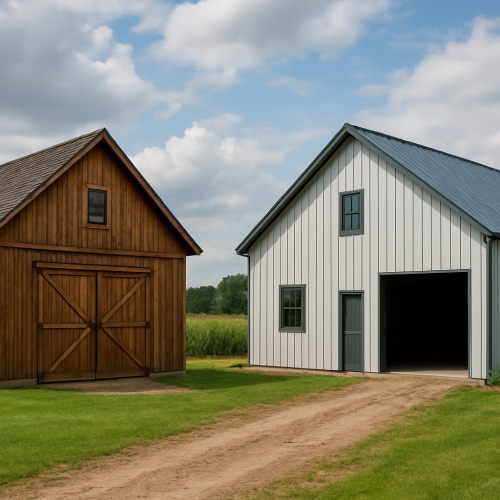 Fermette en bois ou en métal : avantages, inconvénients et choix