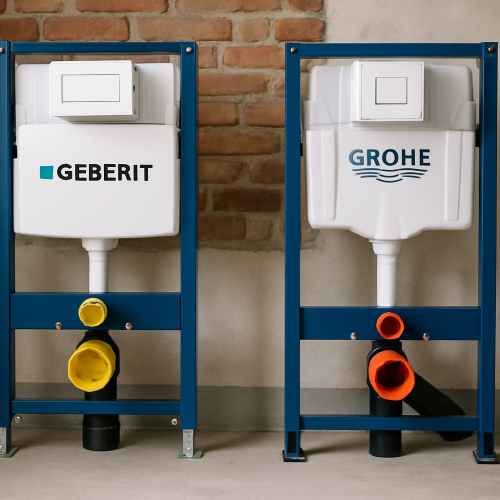 Geberit ou Grohe : Guide complet pour choisir le meilleur système sanitaire selon vos besoins