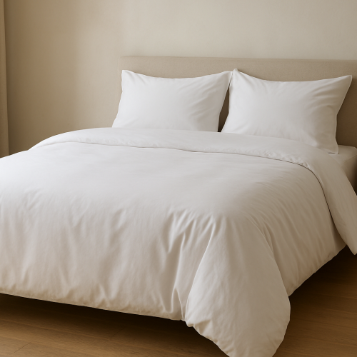 Housse de couette en coton percale : confort et qualité durable