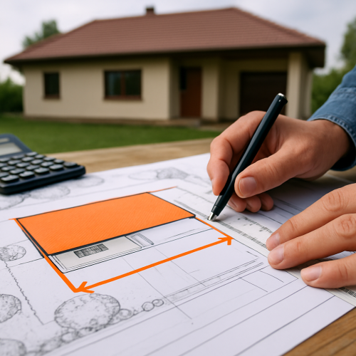 L’emprise au sol d&rsquo;une maison : calculer la surface couverte au sol par la maison proprement dite