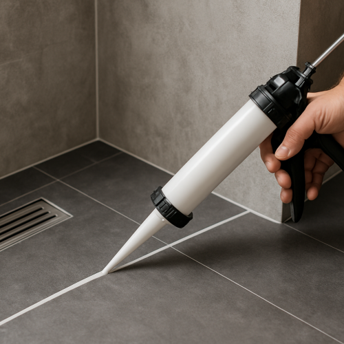 L&rsquo;étanchéité de votre douche italienne : Comment réaliser un joint parfait entre sol et mur