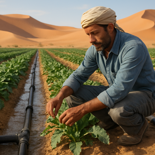 Réussir dans les Déserts: Irrigation Durable pour des Récoltes Prospères