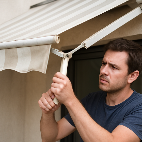 Store Banne avec Bras Cassé : Résoudre les Problèmes de Tension