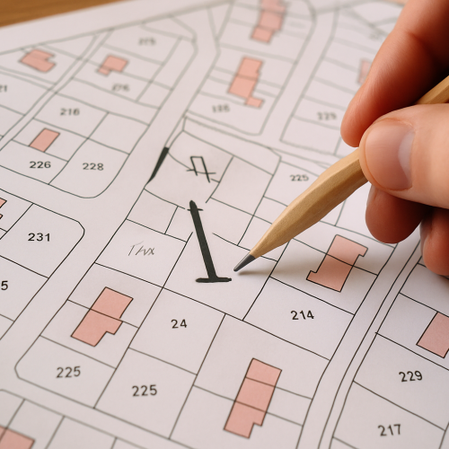 Symbole du mur non mitoyen sur un plan cadastral : comment le reconnaître ?